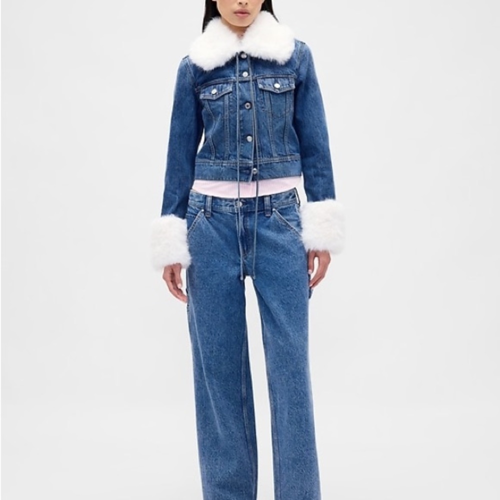 NWT Gap x Sandy Liang Low Rise 90s Loose Carpenter Jeans size 10/30